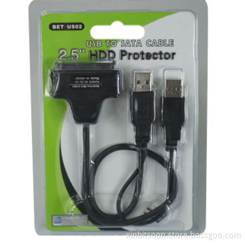 Sata to USB adapter, used at 2.5-inch HDD with IC Chipset JM20329, high speedNew